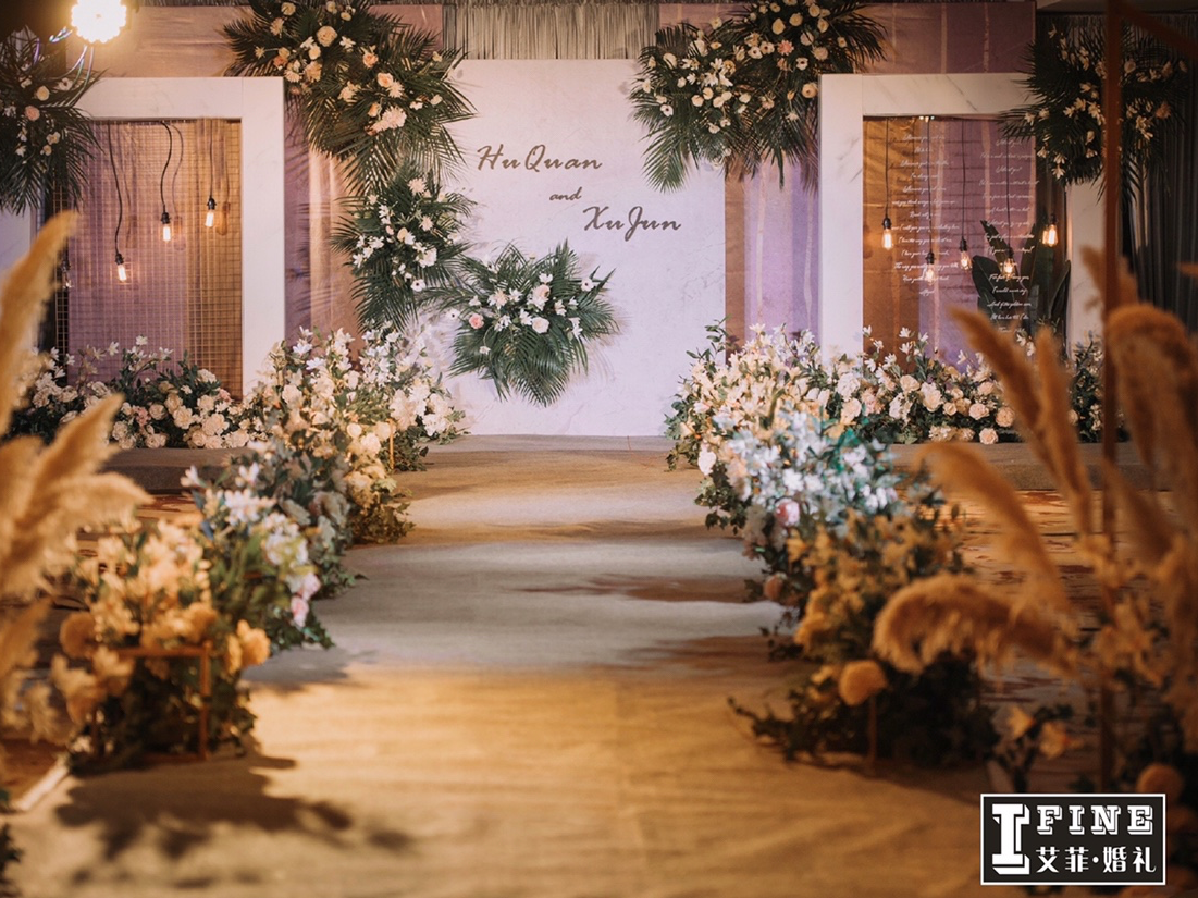 【艾菲婚礼策划】香槟白 清新风