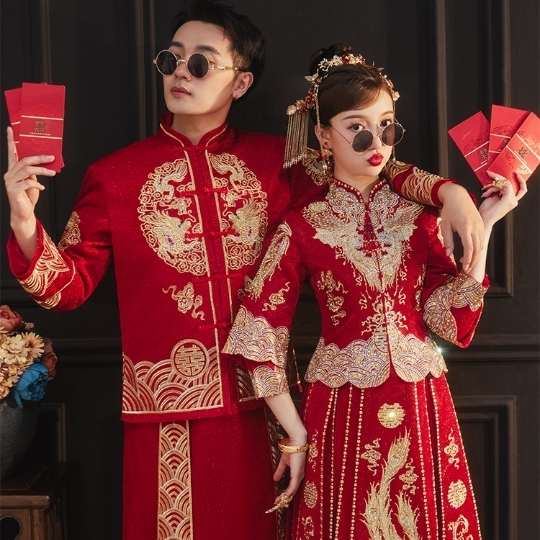 桂林中式秀禾服旅拍婚紗照