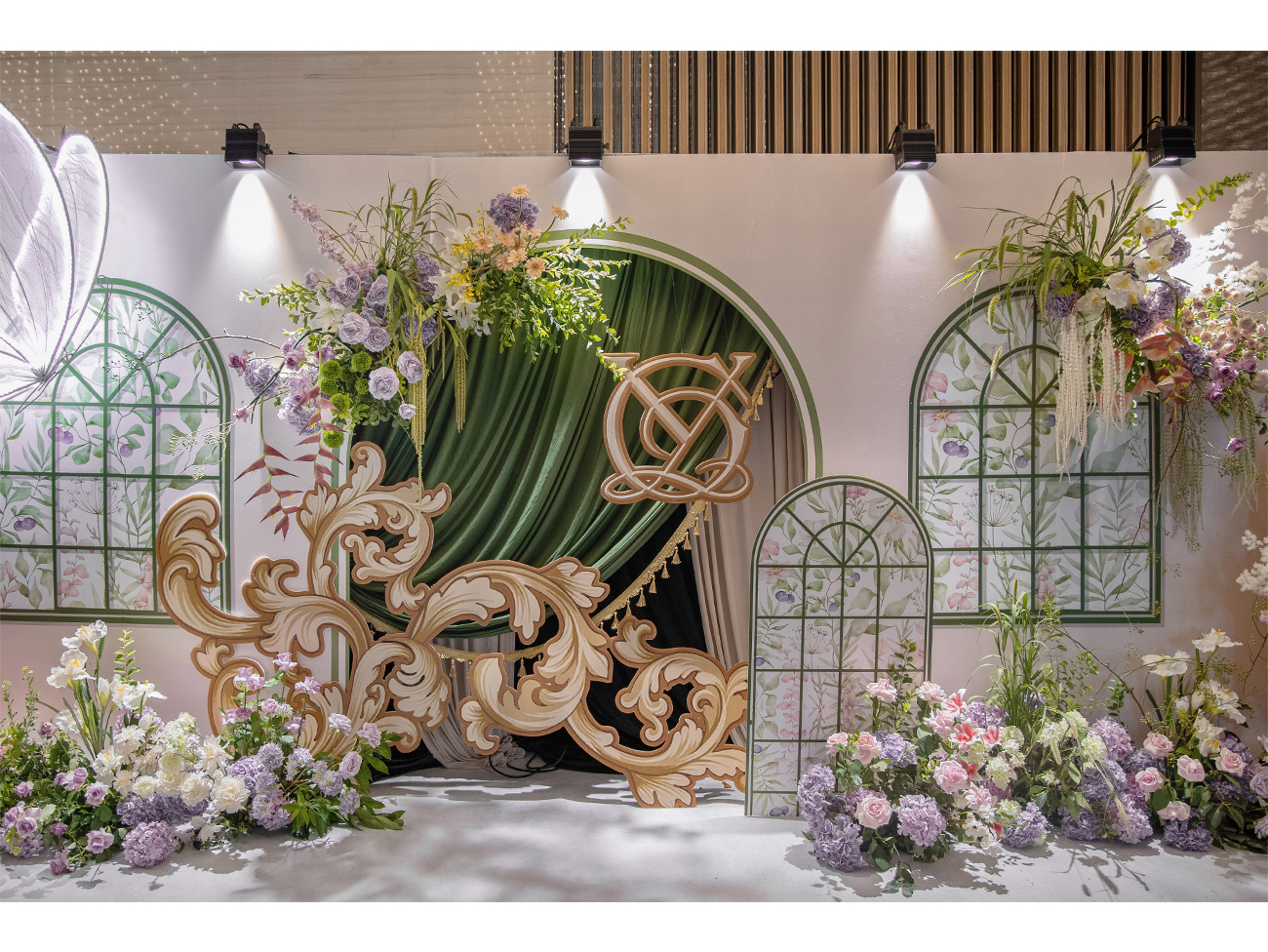 画笔】油画风梦幻粉紫色水晶室内婚礼-璟榕婚礼策划中心的作品【婚礼纪】