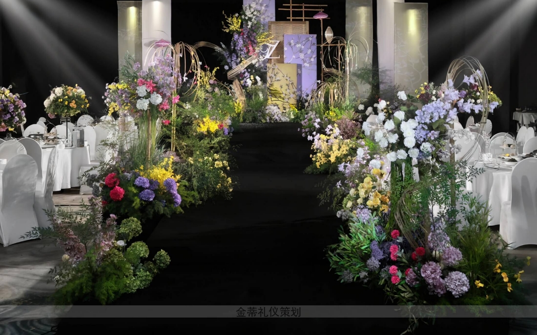 南洋風(fēng)新中式竹編婚禮。