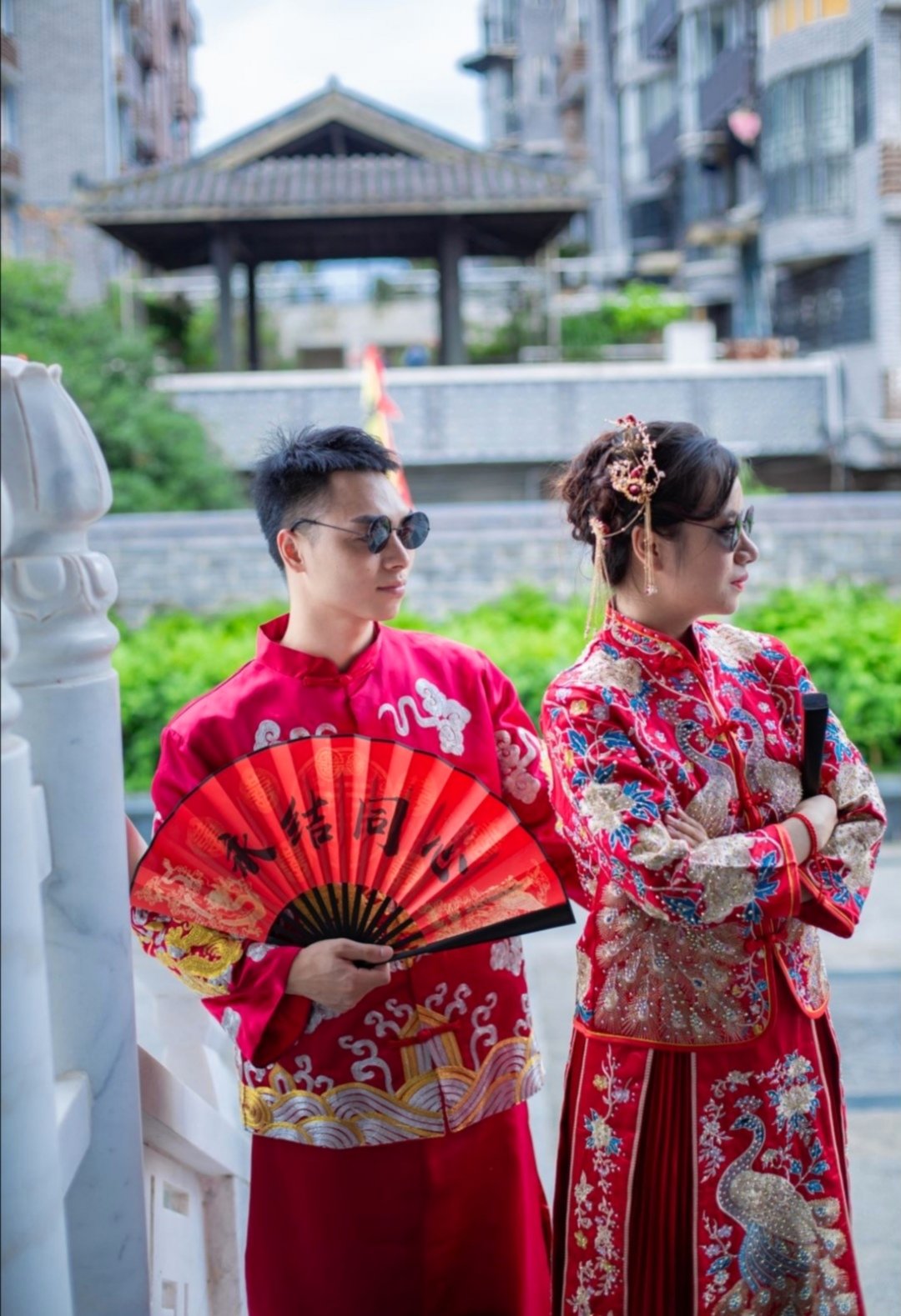 桂林中式秀禾服旅拍婚纱照