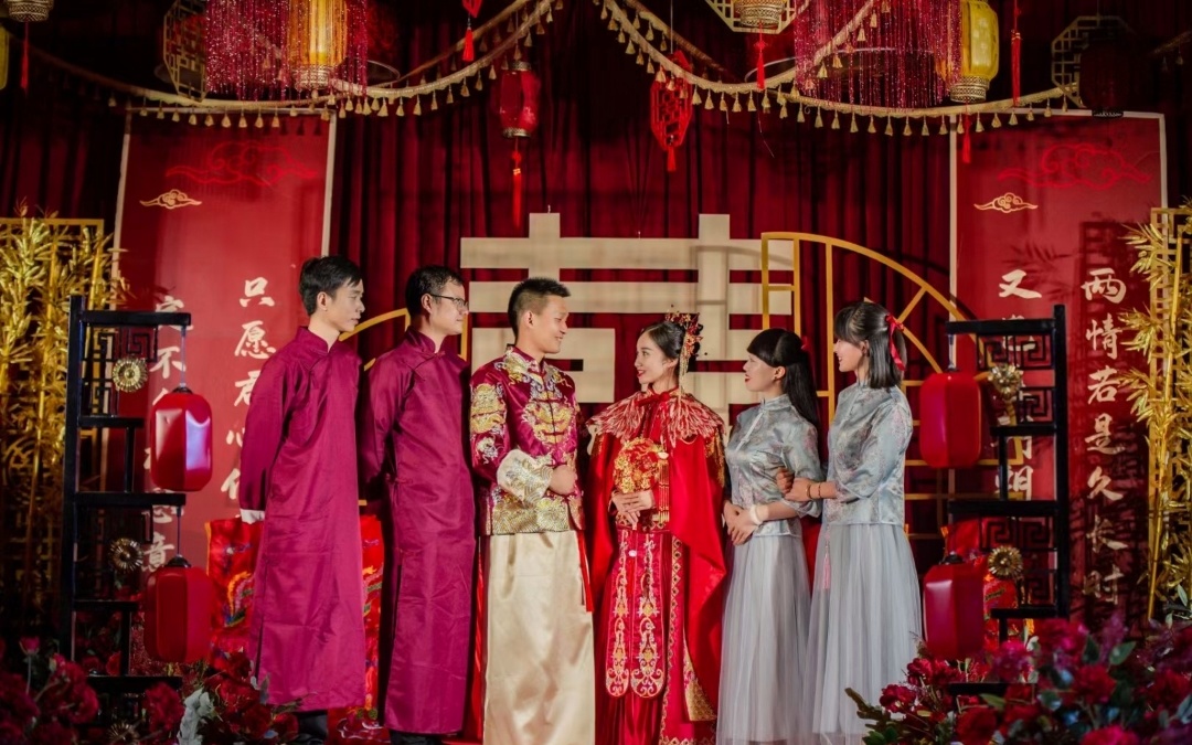 传统中式婚礼#执子之手，与子偕老