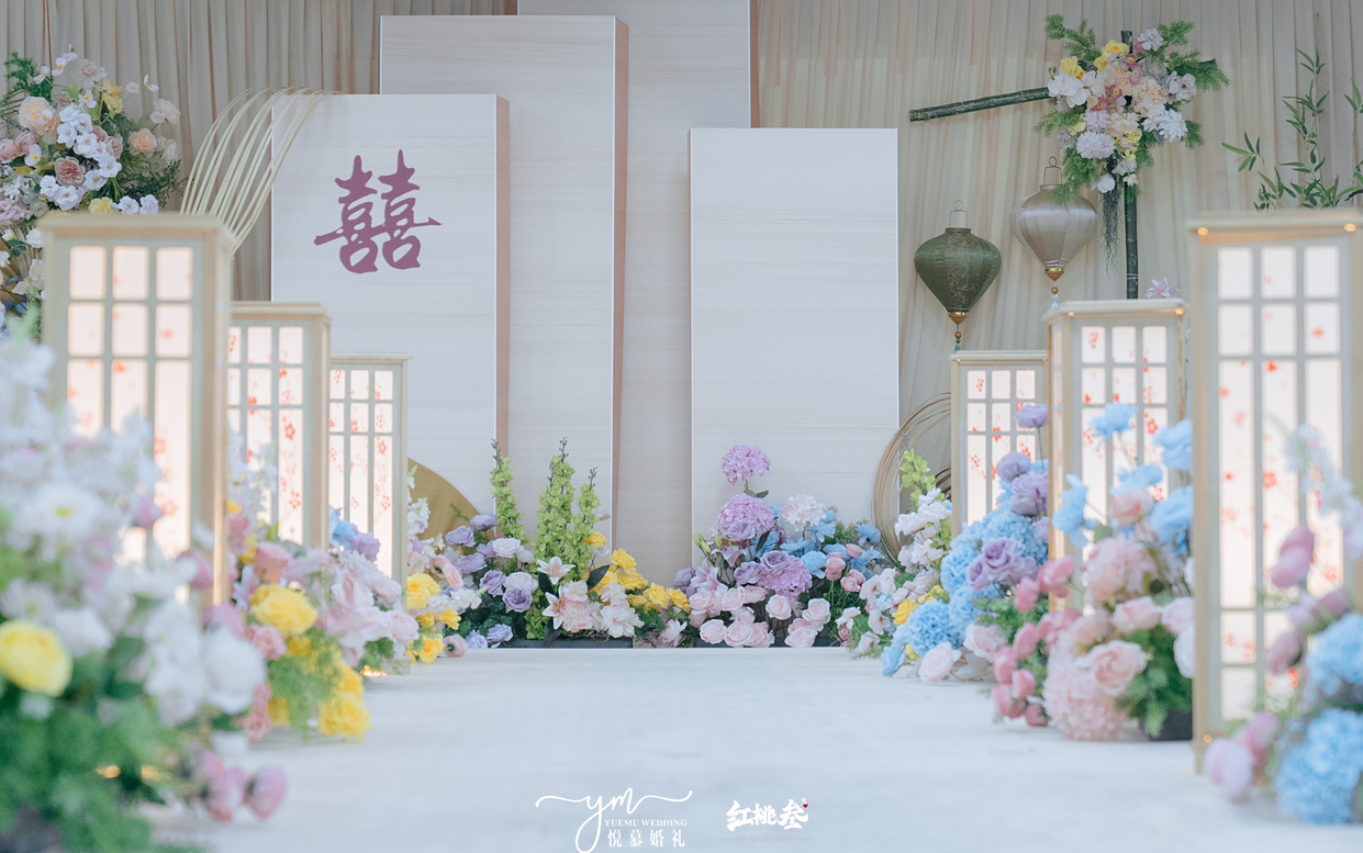 【悅慕婚禮】山水花藝的新中式