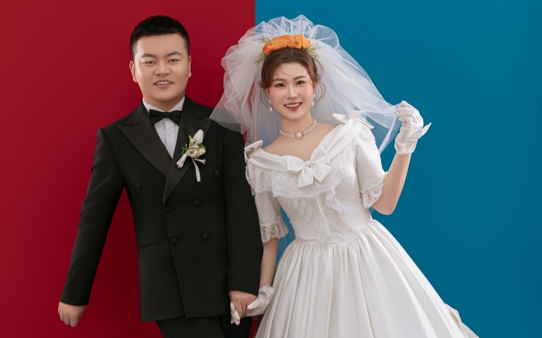 喜嫁風完美結合復古婚紗照