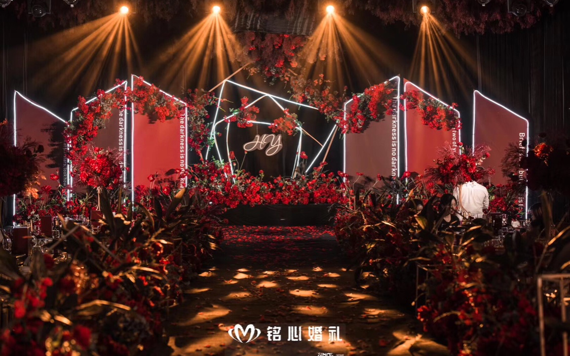 銘心婚禮/復(fù)古紅色系婚禮