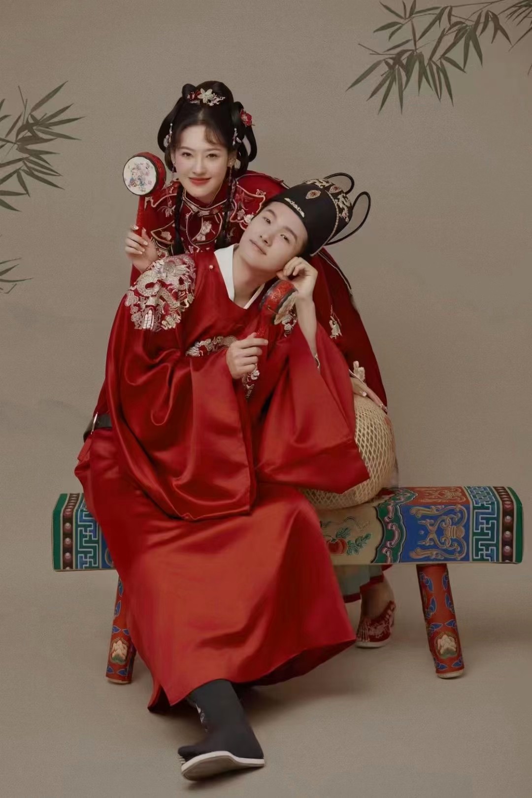 新中式婚纱照主题风