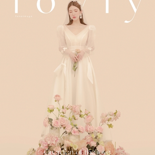 超治愈奶油感 韩系ins甜美婚纱风格