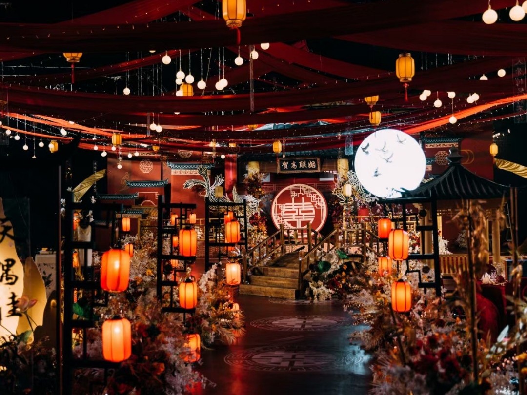 中式婚礼｜高级大气国风撞色