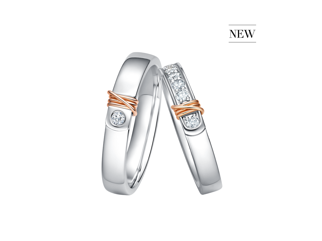 DR LOVE LINE系列心意交织结婚对戒