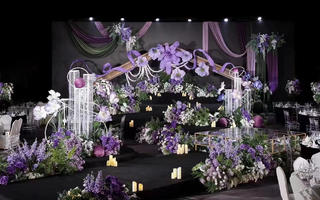 优雅的紫色婚礼，属于你的浪漫季～