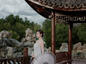外景园林新中式婚纱照