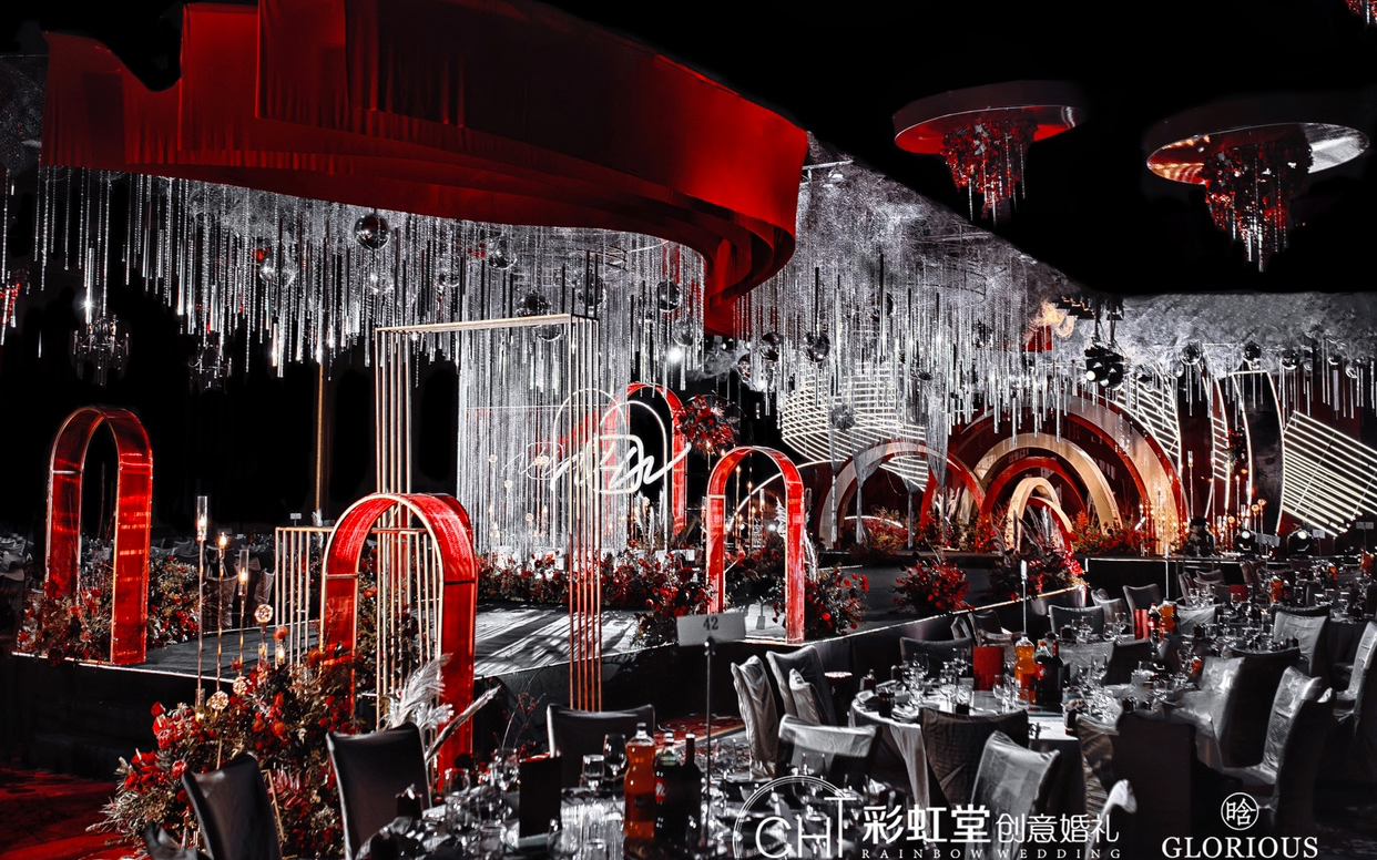 「轨迹」红黑金奢华大气婚礼
