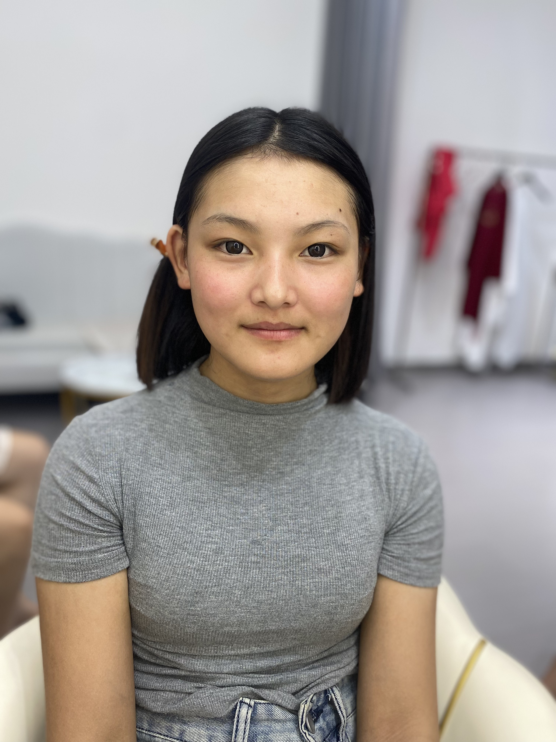 妆前妆后对比