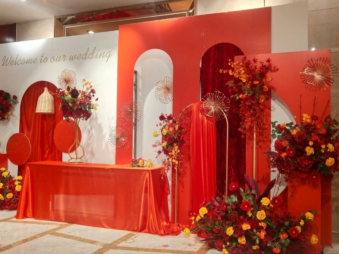 紅色婚禮維景酒店婚禮商丘婚慶唯愛婚禮超值套餐