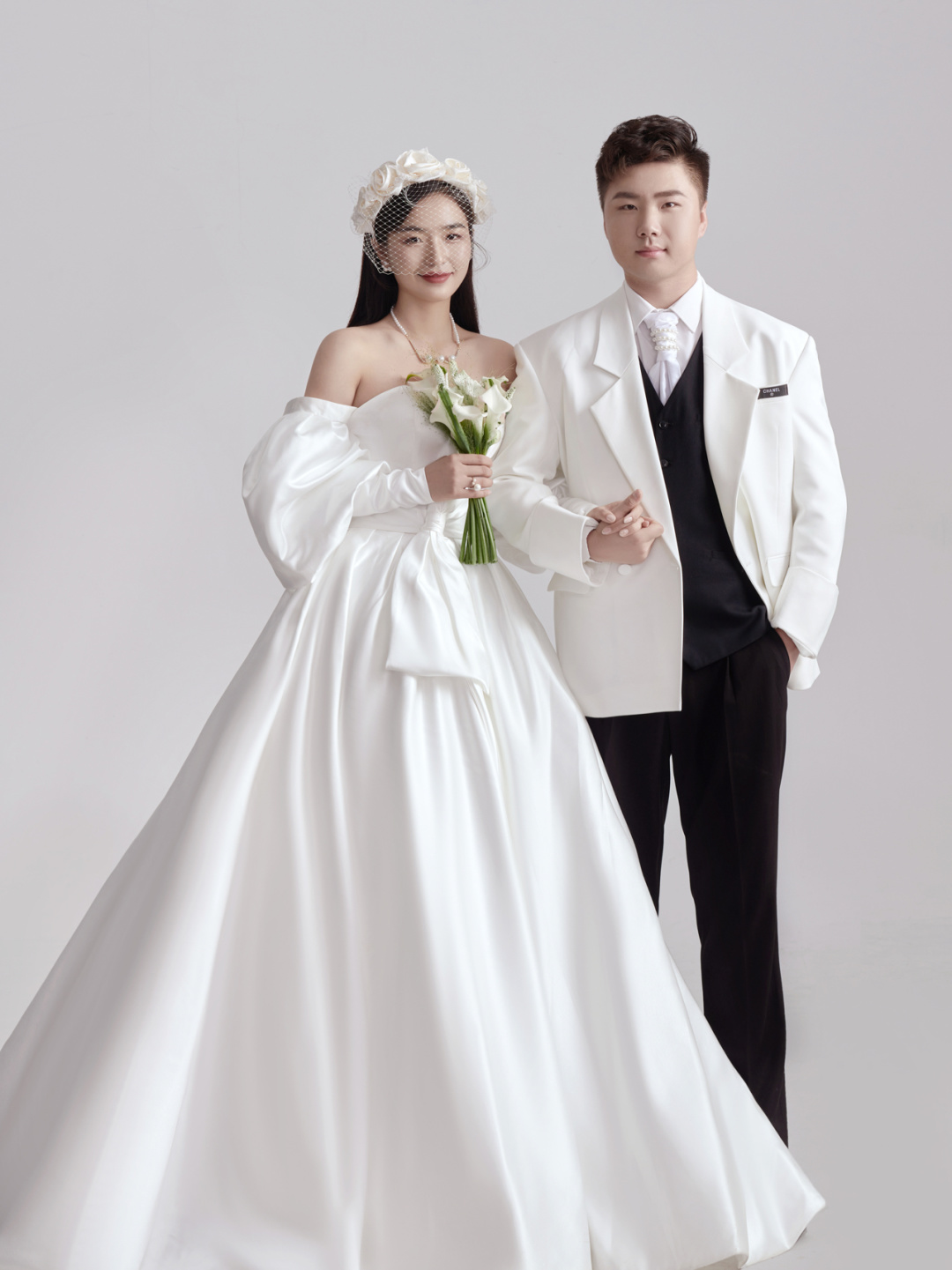 极简风婚纱照