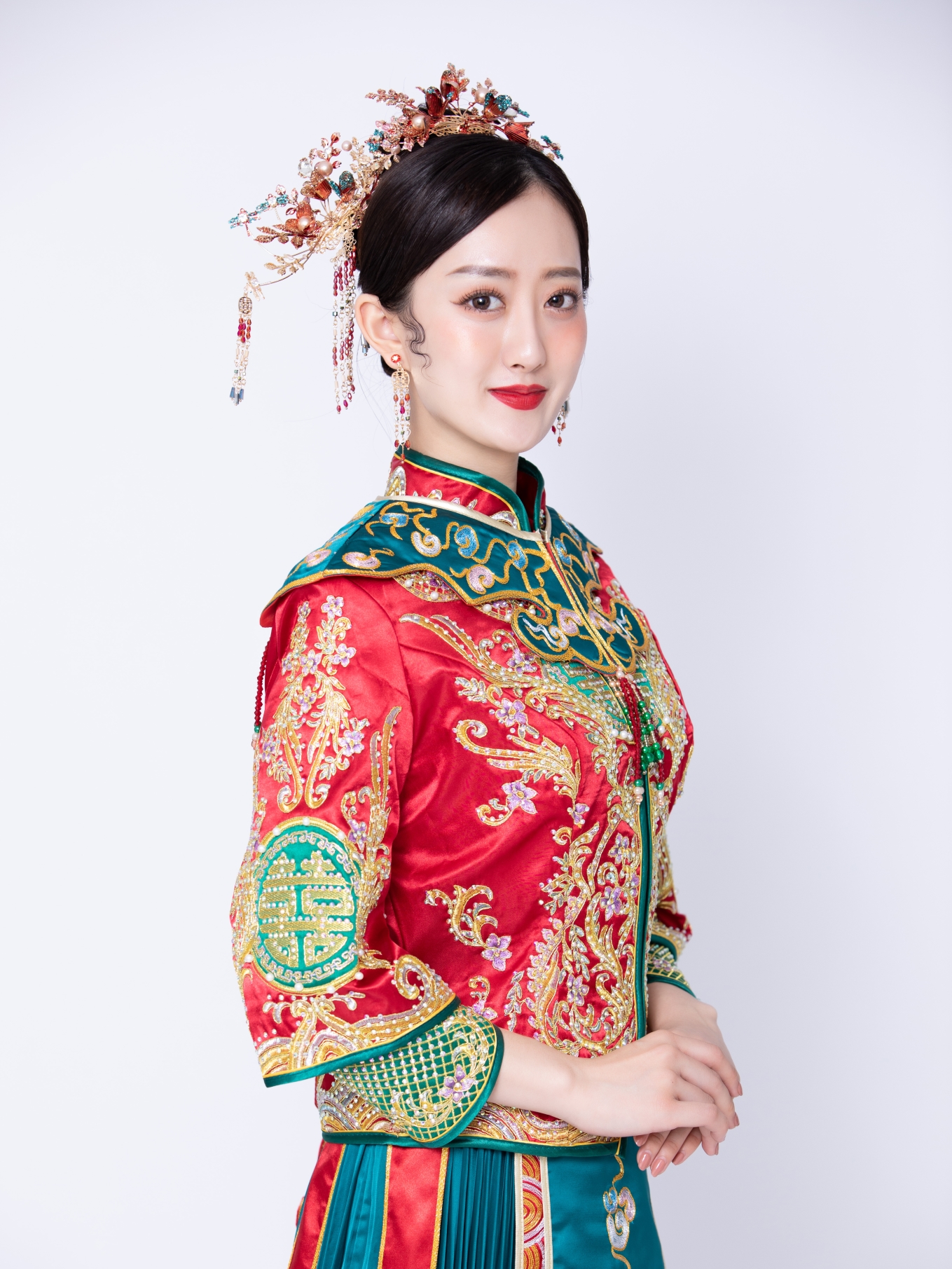 【茉莉】中式嫁衣秀和服