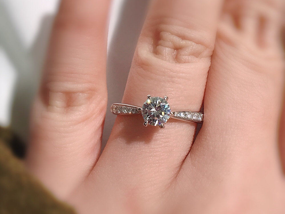【摩天轮】经典六爪钻戒婚戒定制戒托