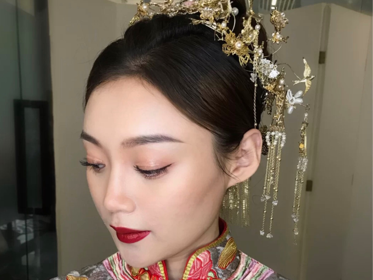 新娘跟妆  精致妆面（普通日子）