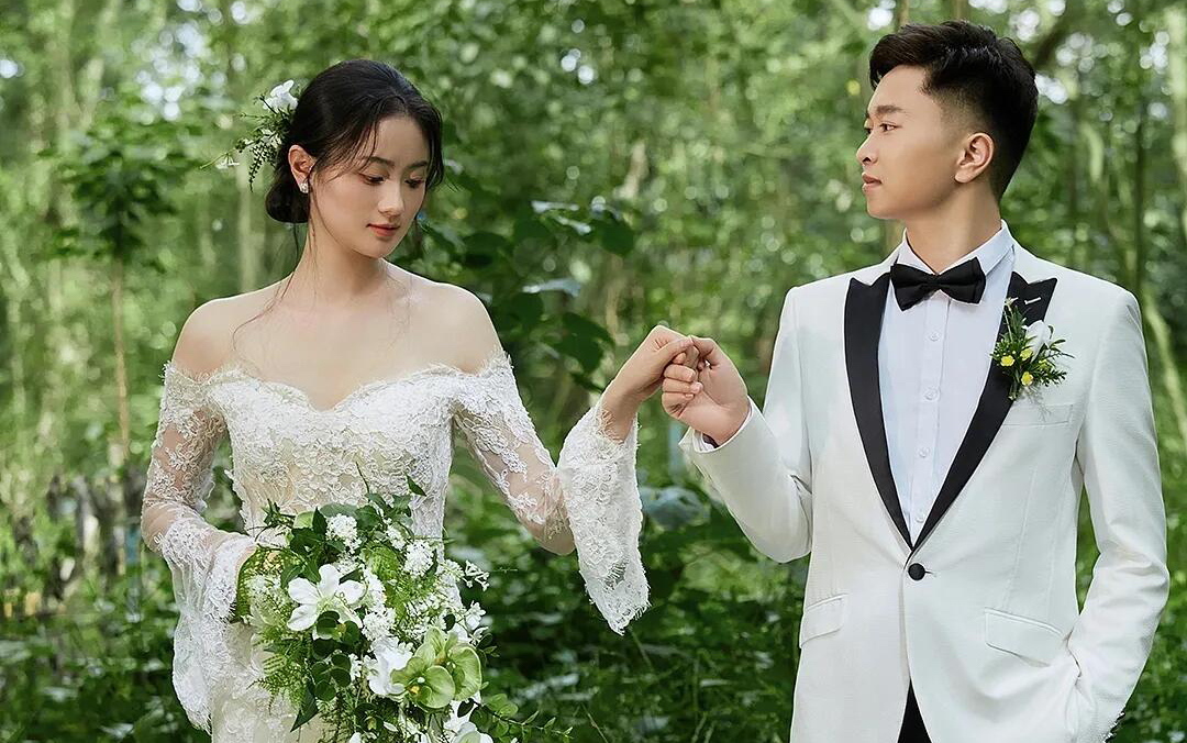 森系婚纱照客片欣赏！石家庄婚纱照必选商家