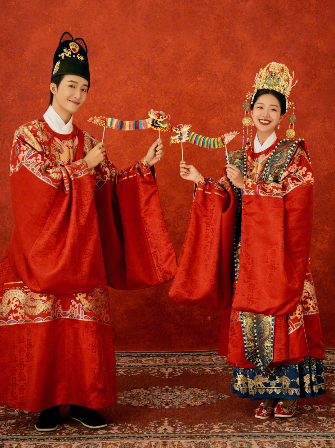 中国风汉服婚纱照|一价全包 | 一对一服务 外景