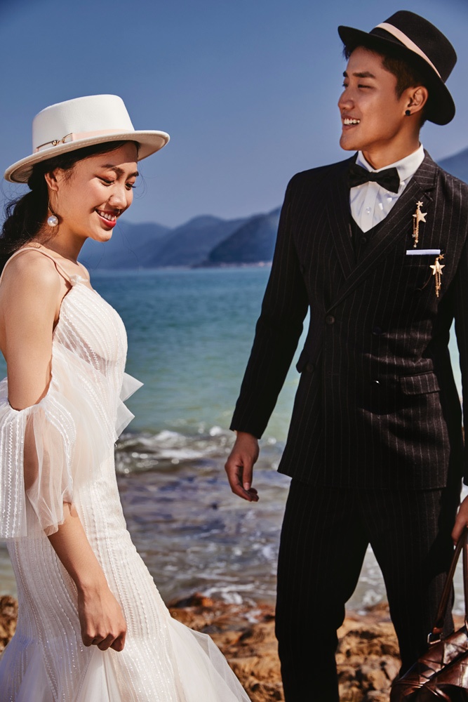 深圳海边婚纱照👰是浪漫的感觉