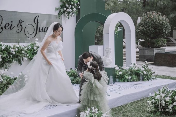 户外婚礼 婚礼当天之誓言 婚戒环节