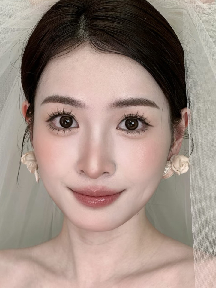 韩系清透新娘妆