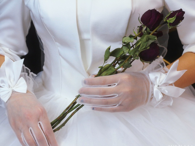 婚礼唯美新娘跟妆新娘早妆