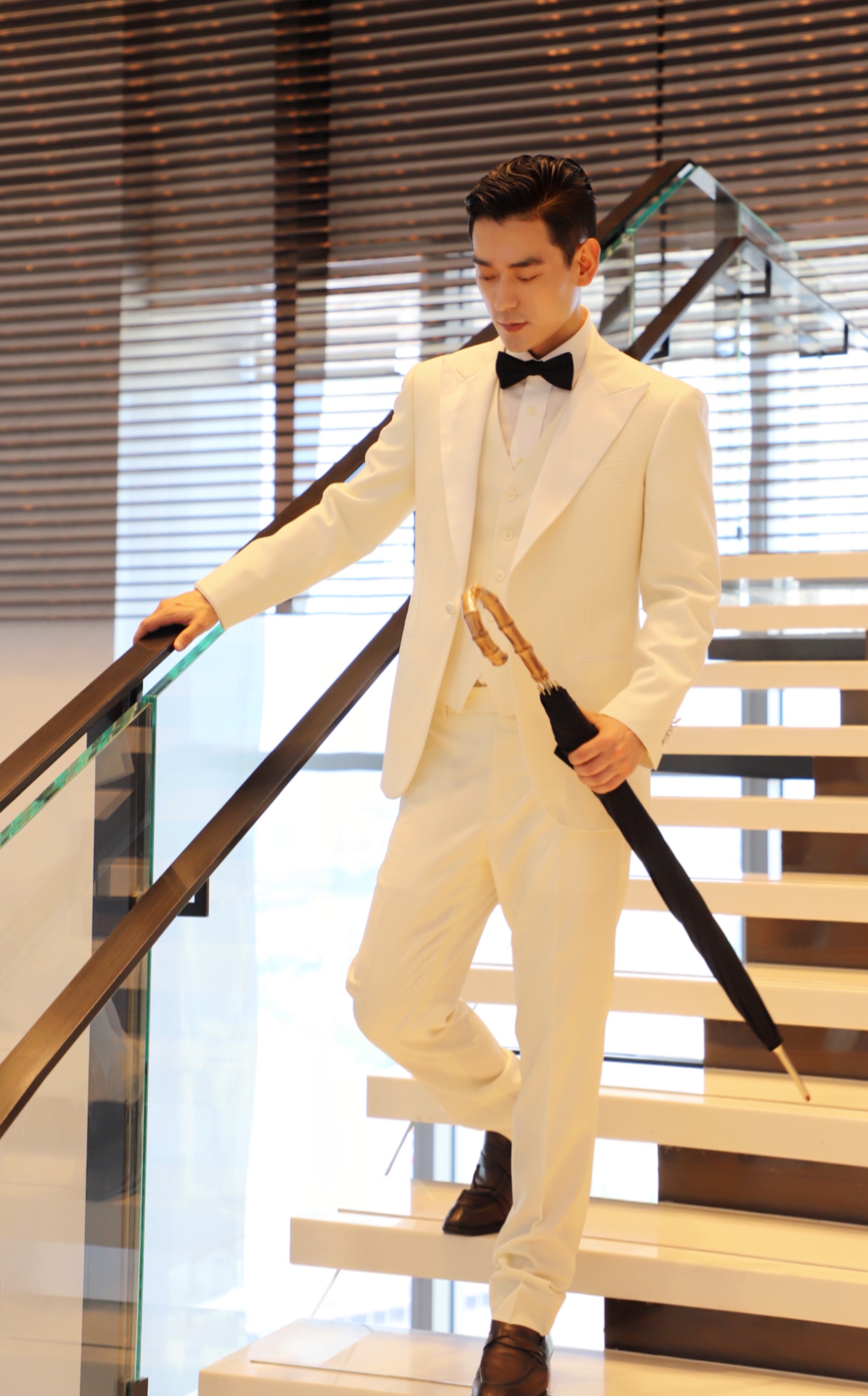 婚礼西服|宴会西服|男士白色礼服