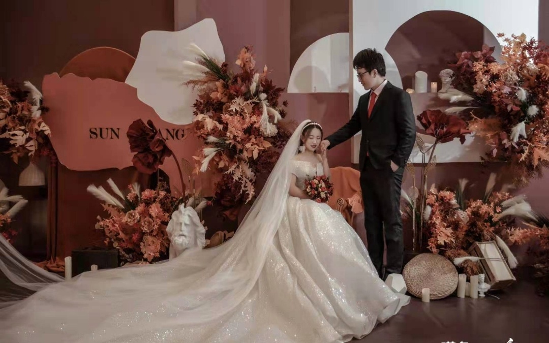 一场现场抗打的莫兰迪色婚礼《情诗》