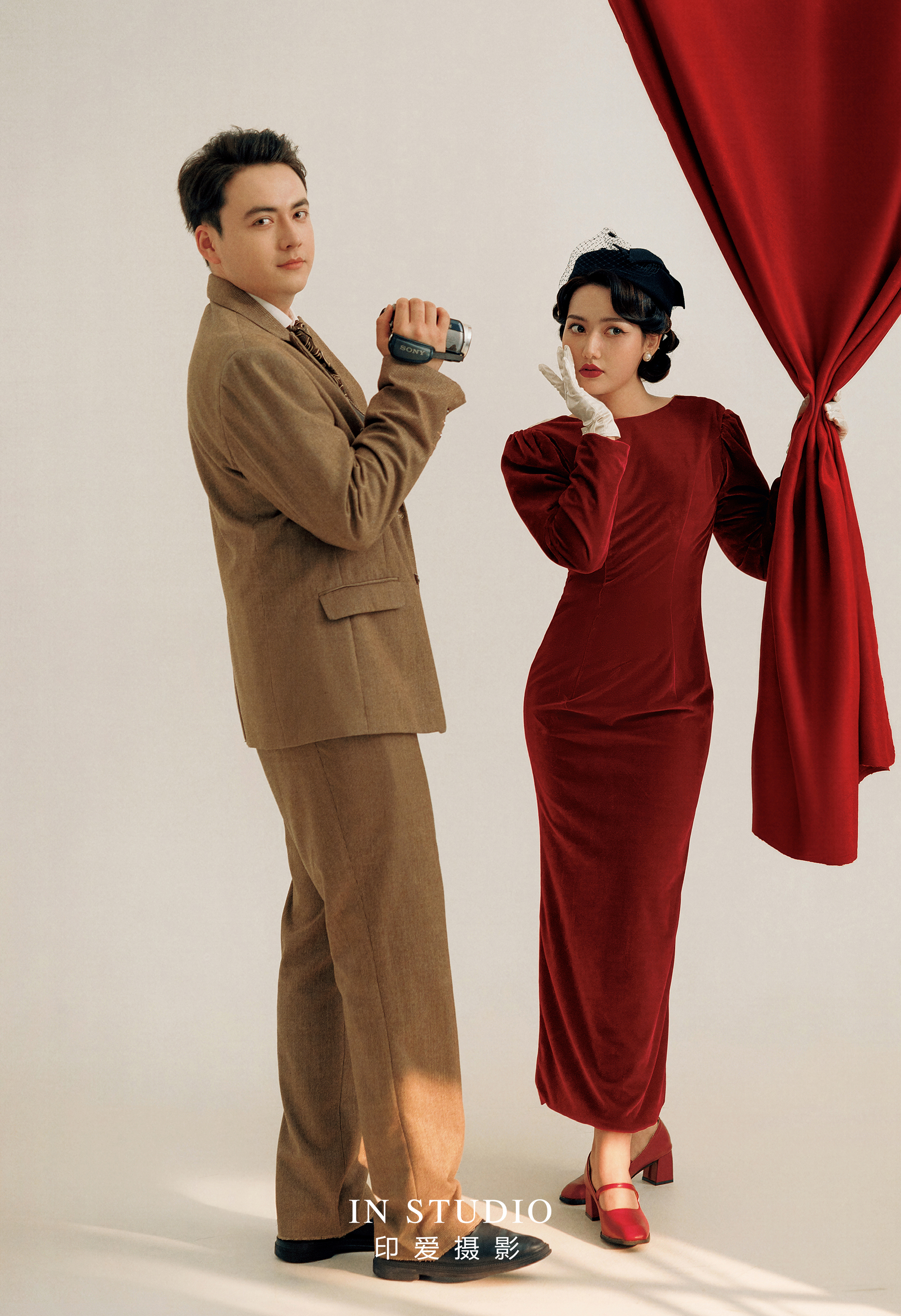 干净又带仪式感轻复古婚纱照