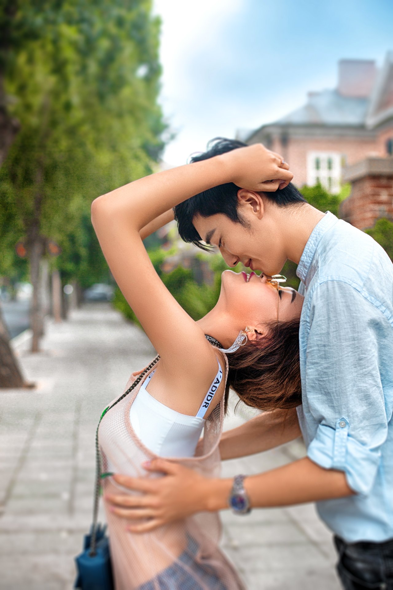 大连婚纱照   街拍婚纱照