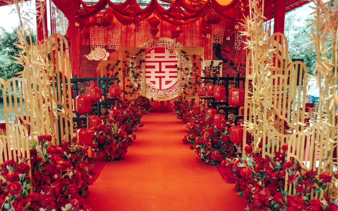 【完美婚庆】中式风户外婚礼 低预算+高性价比