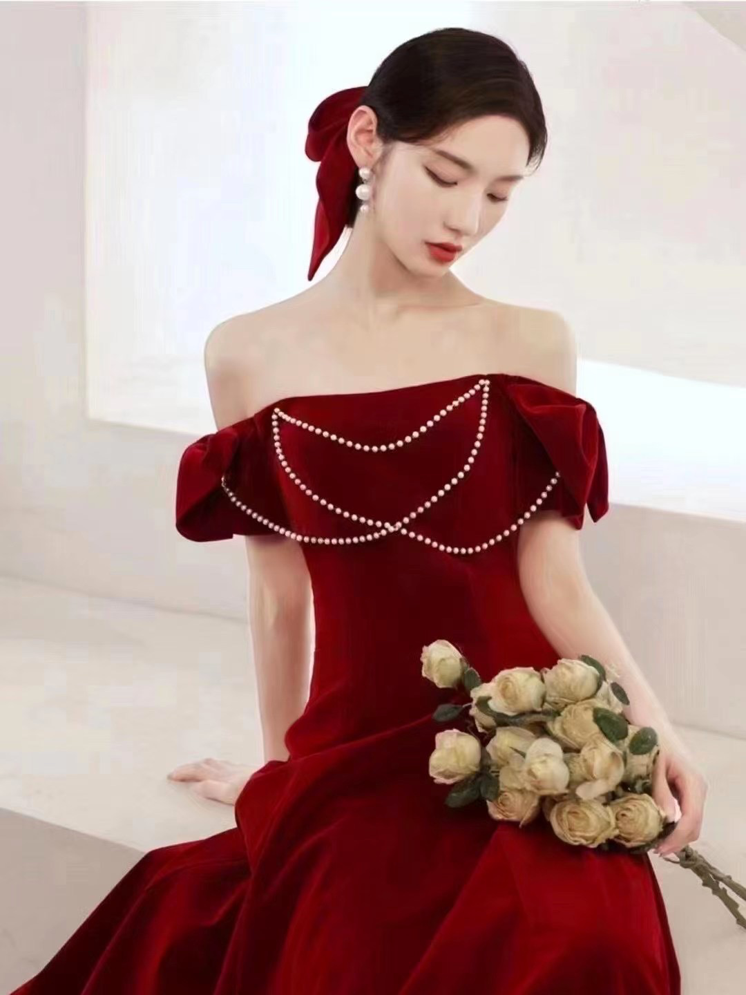 【轻奢品牌设计师款5件套】带妆试纱+2V1服务