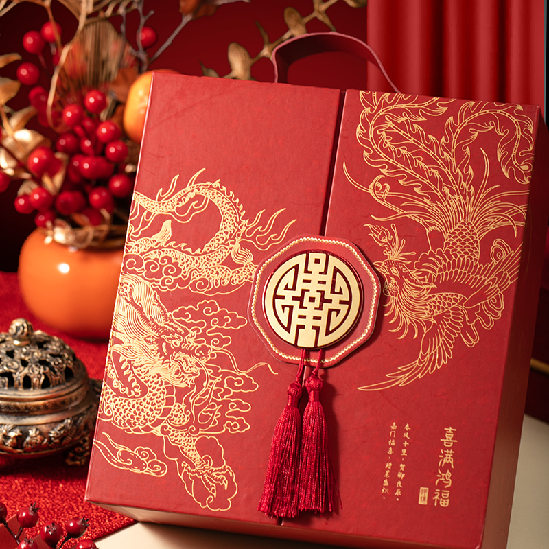中國風(fēng)龍鳳呈祥伴手禮