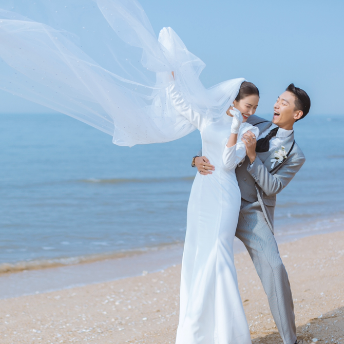 「海的热爱」高定系列「婚纱照」