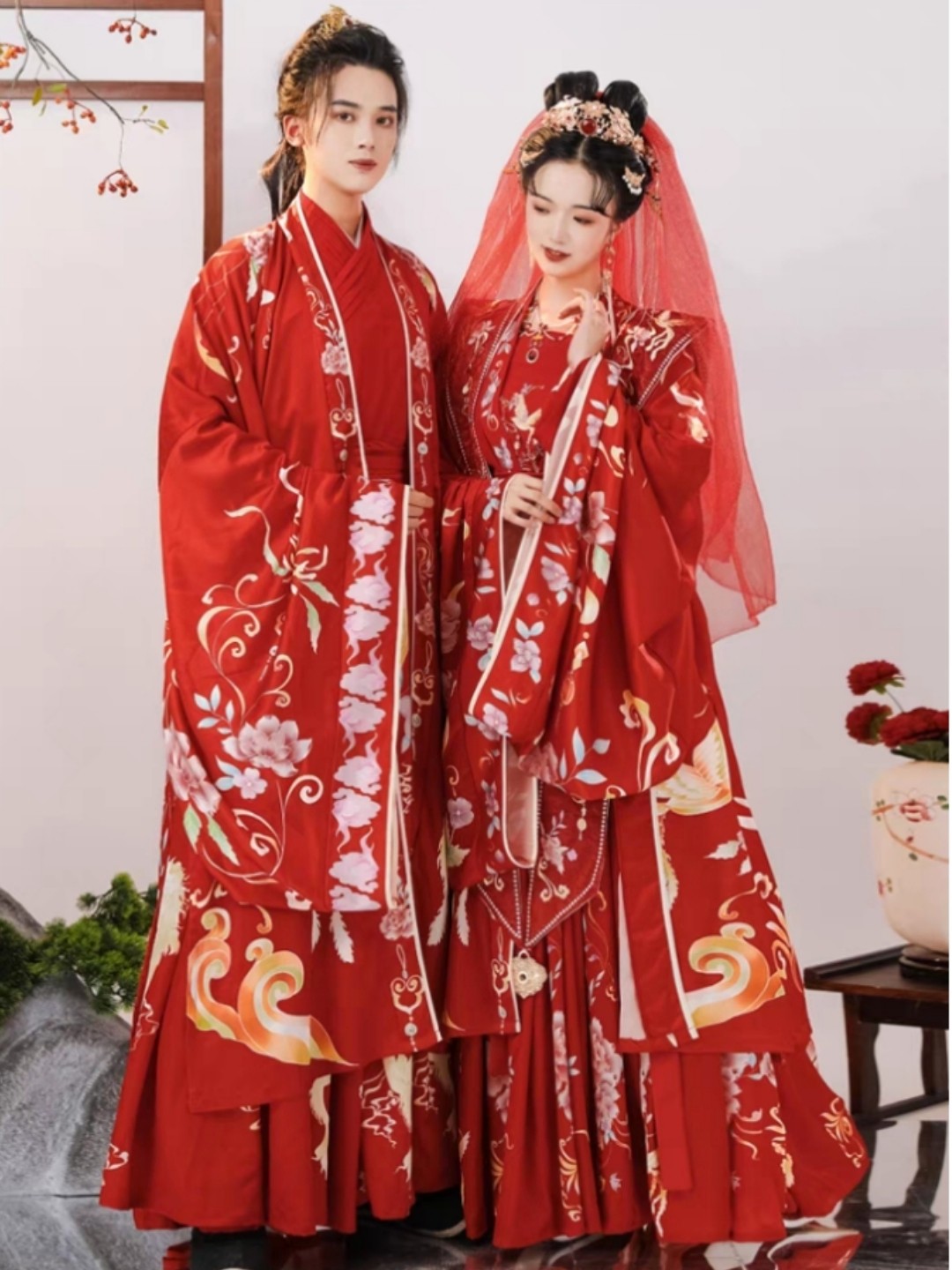中式复古主题：花嫁汉服