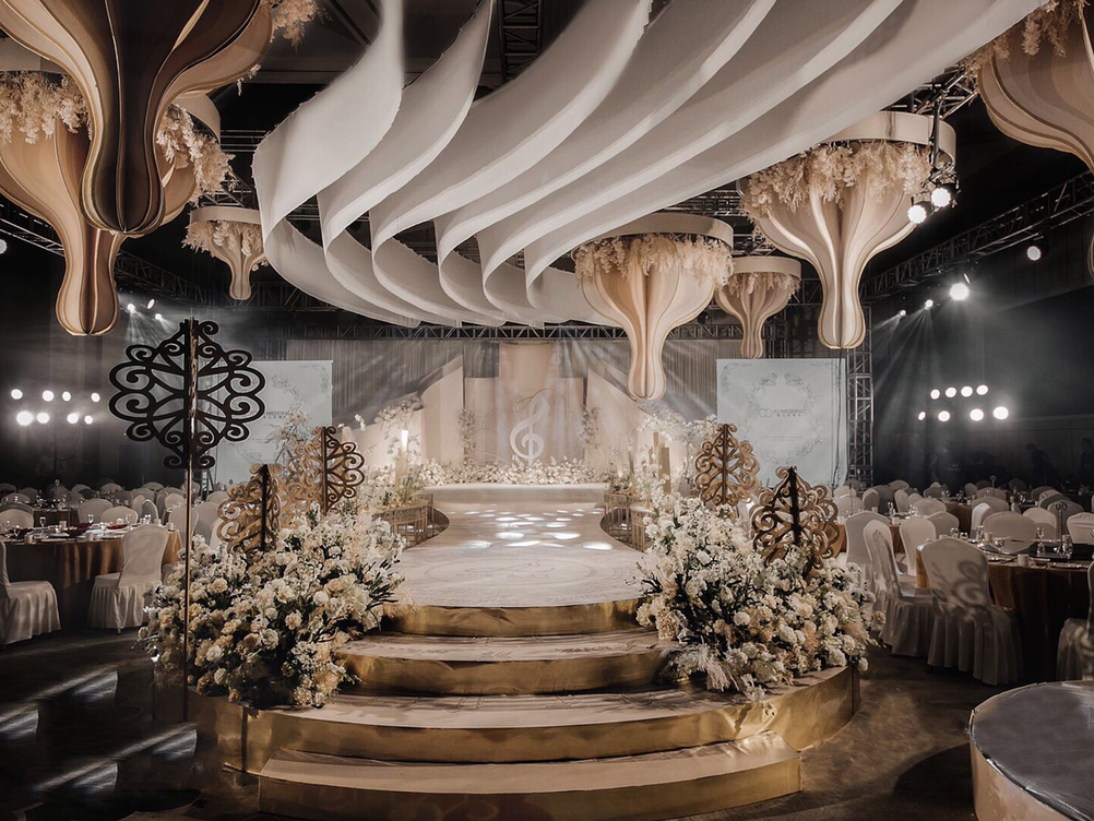 #喜之约婚礼#香槟色系·翔宇豪生大酒店