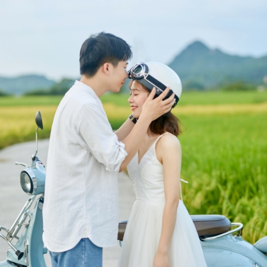 婚纱摄影美树映画八服八造稻田日系小清新婚嫁大礼包
