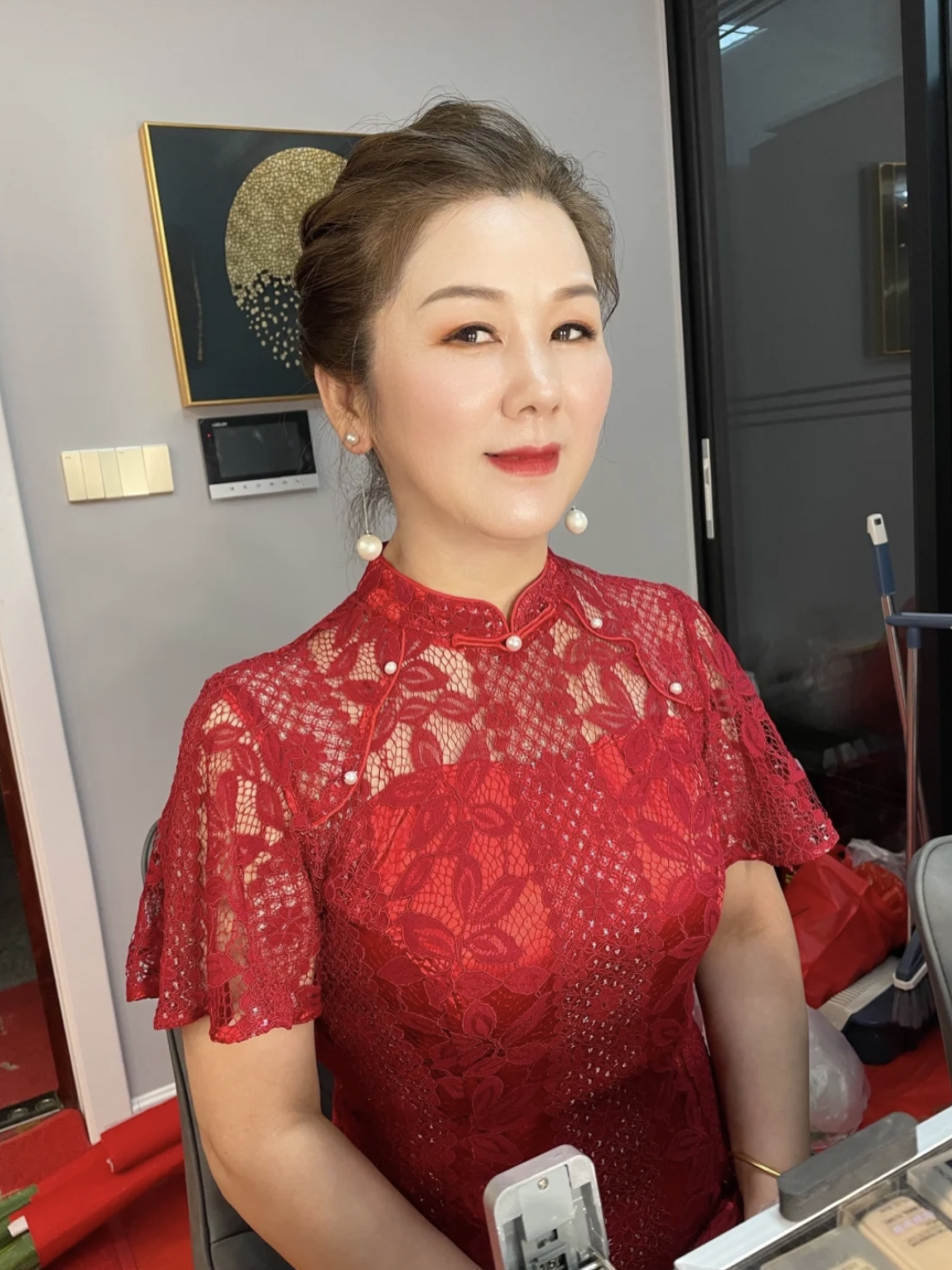 精致妈妈妆新郎妆