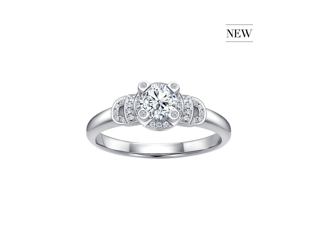 DR D系列简奢款求婚钻戒WJ0215