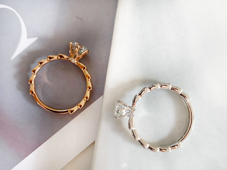 婚纱设计款钻戒超级美浪漫