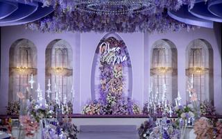 梦中的紫色水晶婚礼