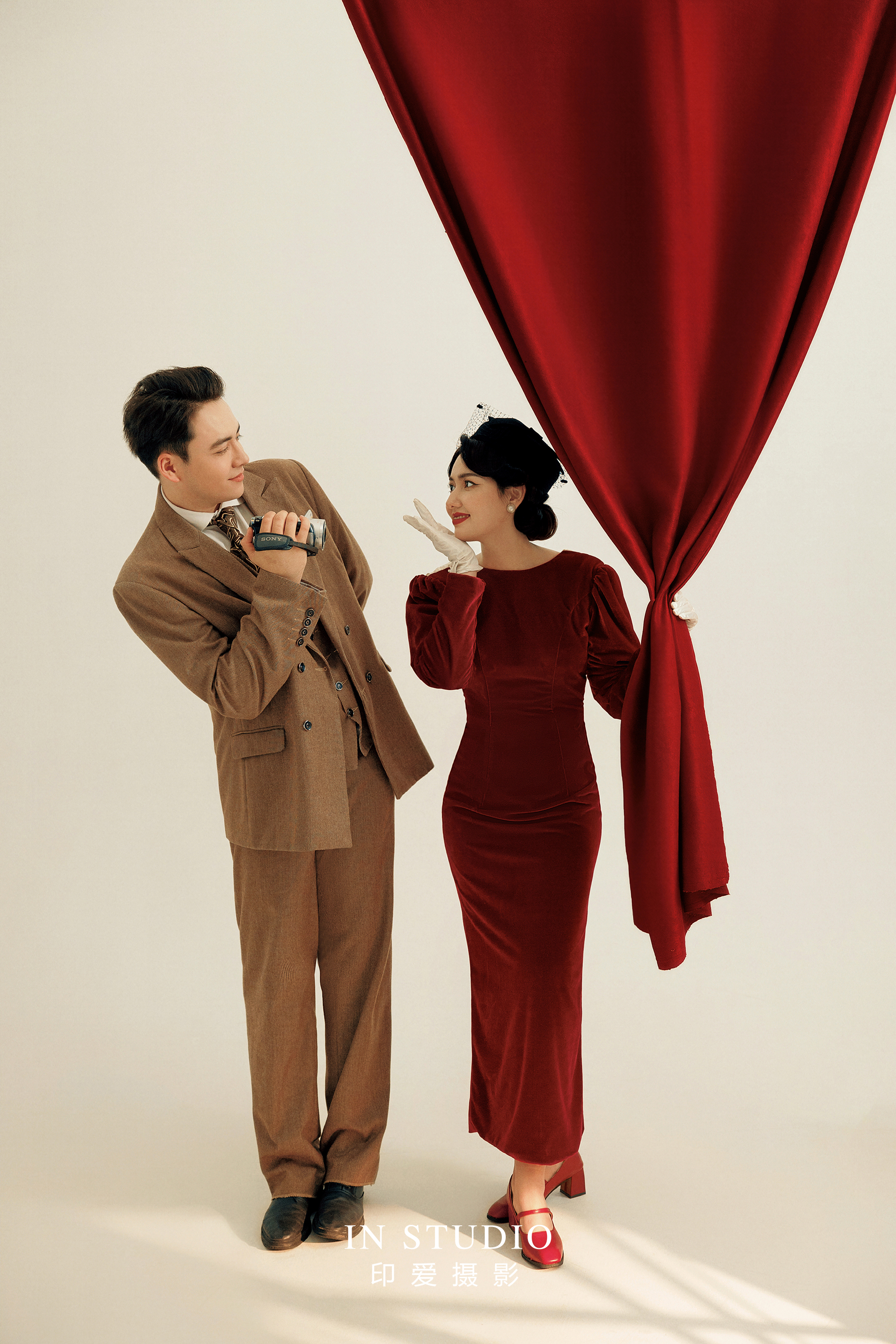 干净又带仪式感轻复古婚纱照