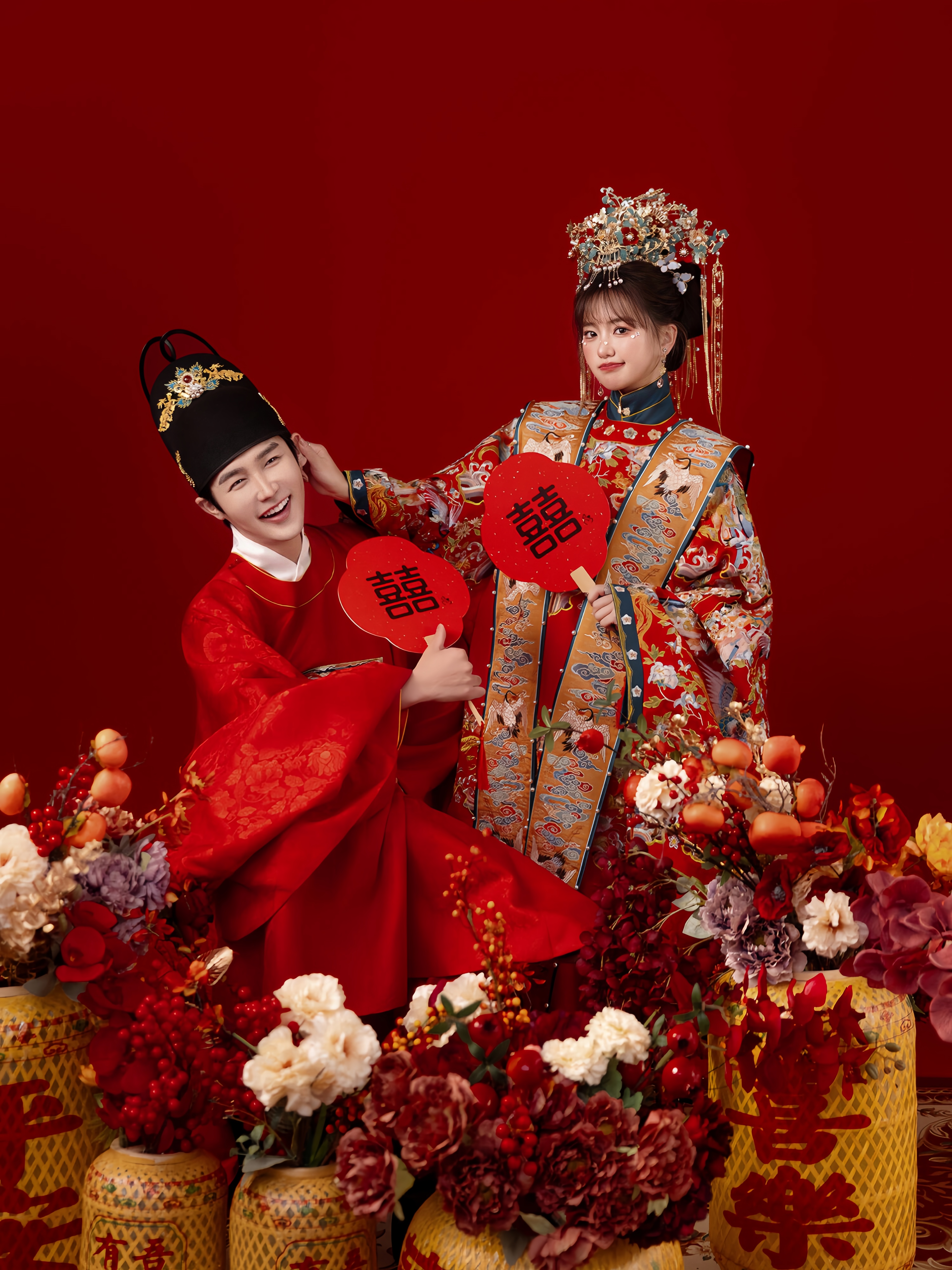 【爆品漢服婚紗照】草坪婚紗照/一價(jià)全包/定制夜景