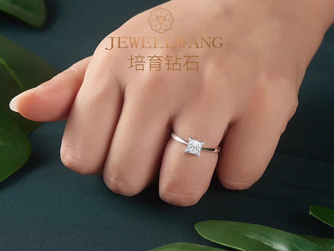 纤离 JEWELLWANG钻玺培育钻石婚戒