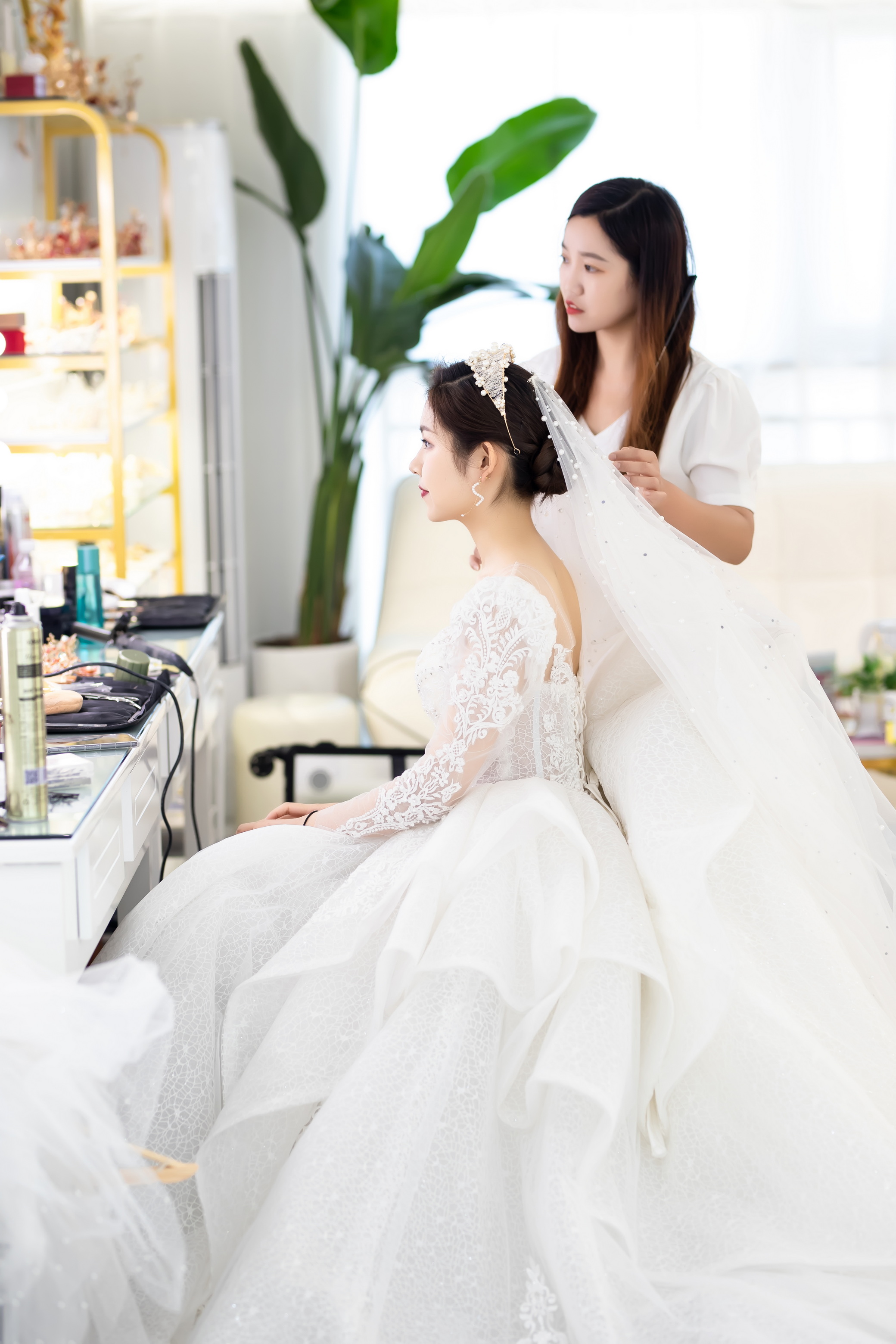【泰华店】新娘跟妆+男妆定制+新娘全套货品