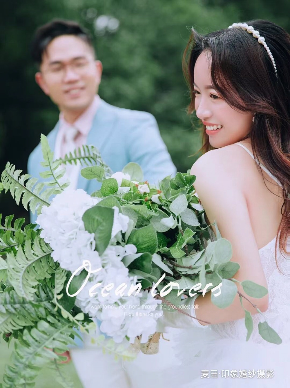 韩式简约高级质感婚照拍摄