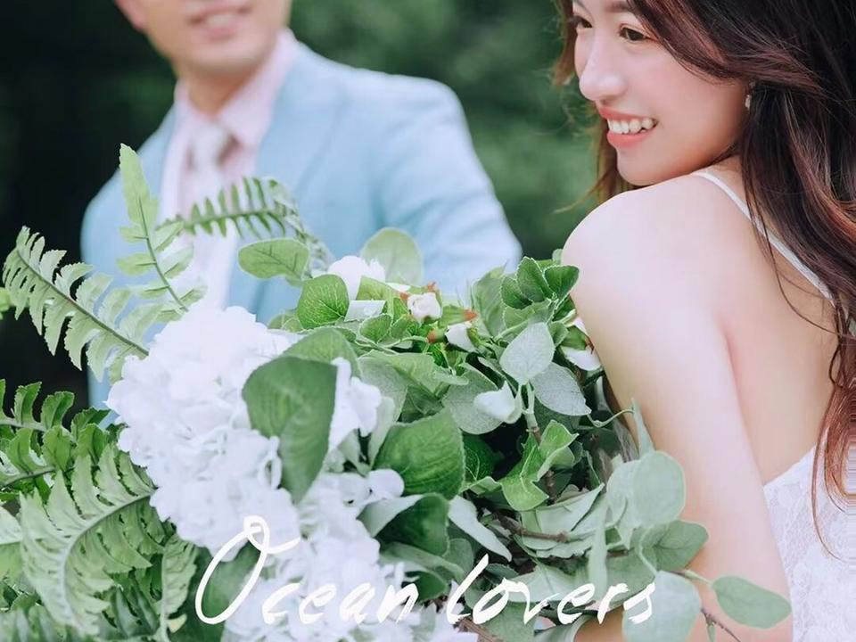 韩式简约高级质感婚照拍摄