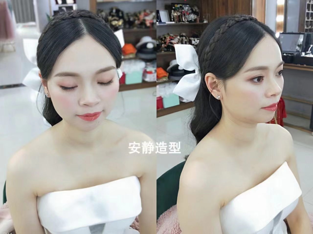 【安静婚礼造型】真实客片定妆照